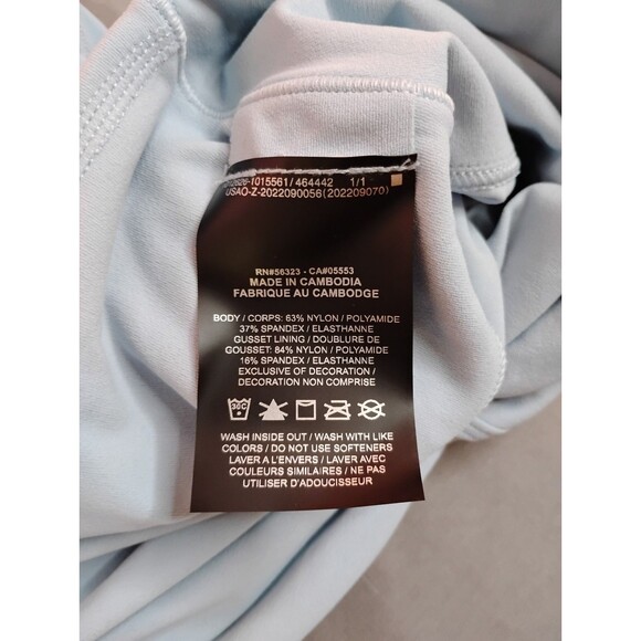 Women's Nike Gentle Support High Rise 7/8 Leggings Light Blue Small NWOT - Picture 7 of 7